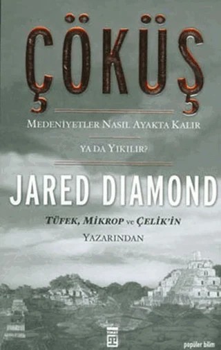 Çöküş – Jared Diamond – Timaş Yayınları kitap kapağı