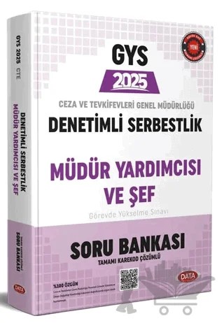 2025 Ceza ve Tevkifevleri Denetimli Serbestlik Müdür Yardımcılığı ve Şeflik GYS Soru Bankası – Kolektif – Data Yayınları kitap kapağı