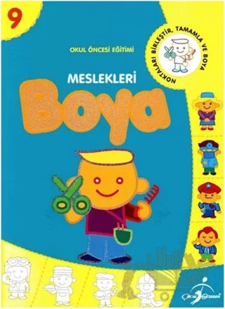 Meslekleri Boya 9 – Kolektif – Çocuk Gezegeni kitap kapağı