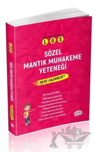 LGS Sözel Mantık Muhakeme Yeteneği Nasıl Kazanılır? – Kolektif – Editör Yayınevi kitap kapağı