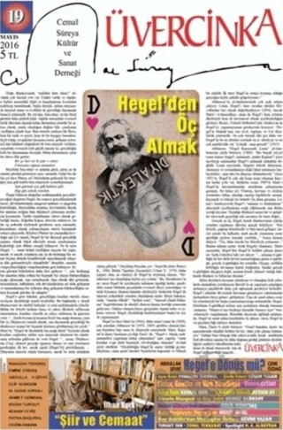 Üvercinka Dergisi Sayı: 19 Mayıs 2016 – Üvercinka Dergisi kitap kapağı