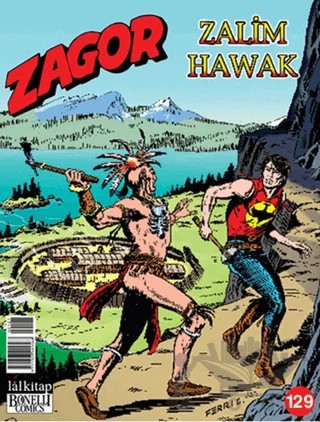 Zagor Sayı: 129 - Zalim Hawak – Lal Kitap kitap kapağı