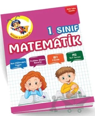 1. Sınıf Matematik - 1 – Kollektif – Atom Karınca Yayınları kitap kapağı