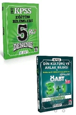KPSS Eğitim Bilimleri 5 Deneme +ÖABT Din Kültürü ve Ahlak Bilgisi 3+1 Deneme – Kolektif – Panem Yayınları kitap kapağı