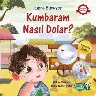 Kumbaram Nasıl Dolar? - Emre Büyüyor – Wikan Satriati – Bambu Kitap kitap kapağı