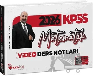 2026 KPSS Matematik Video Ders Notları – Güven Göllüoğlu – Hoca Kafası Yayınları kitap kapağı