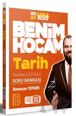 2026 KPSS AGS Tarih Tamamı Çözümlü Soru Bankası Benim Hocam Yayınları – Ramazan Yetgin – Benim Hocam Yayınları kitap kapağı
