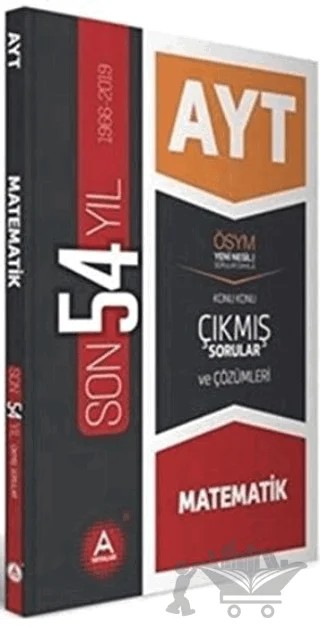 AYT Matematik Son 54 Yıl Konu Konu Çıkmış Sorular ve Çözümleri – Kolektif – A Yayınları kitap kapağı