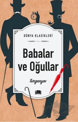 Babalar ve Oğullar – Ivan Sergeyeviç Turgenyev – Ema Kitap kitap kapağı