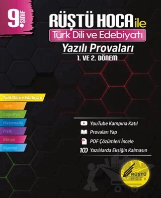 9. Sınıf Türk Dili ve Edebiyatı Yazılı Provaları – Rüştü Bayındır – Rüştü Hoca kitap kapağı