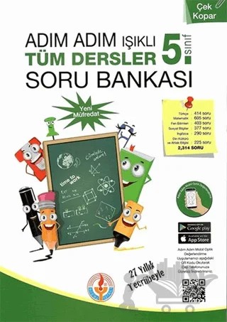 5. Sınıf Adım Adım Tüm Dersler Soru Bankası – Kolektif – Bilal Işıklı Yayınları kitap kapağı