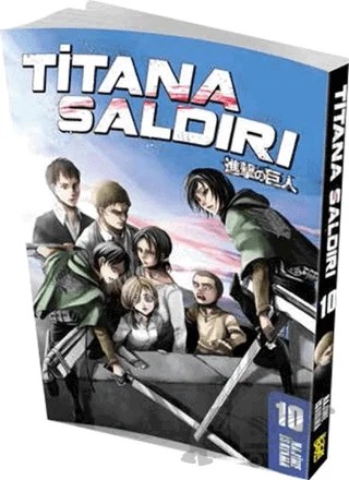Titana Saldırı 10. Cilt – Hajime İsayama – Gerekli Şeyler Yayıncılık kitap kapağı