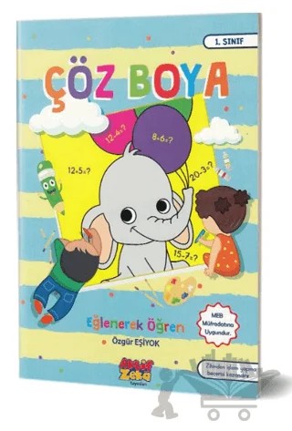 Çöz Boya – Özgür Eşiyok – Aktif Zeka Yayınları kitap kapağı
