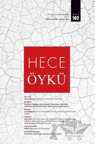 Hece Öykü İki Aylık Öykü Dergisi Sayı: 102 Aralık 2020 - Ocak 2021 – Hece Dergisi kitap kapağı