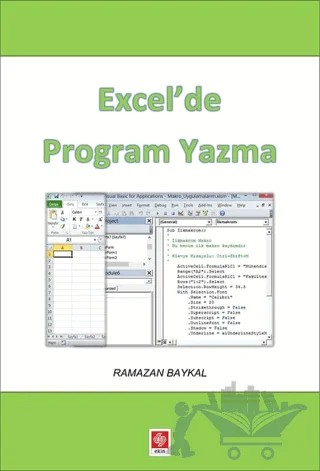 Excel'de Program Yazma – Ramazan Baykal – Ekin Basım Yayın kitap kapağı