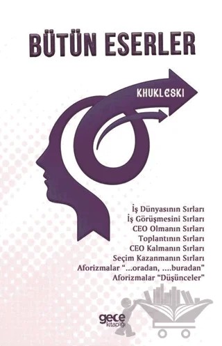 Bütün Eserler – Khukleski – Gece Kitaplığı kitap kapağı