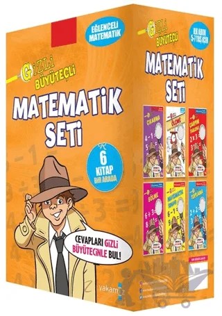 Gizli Büyüteçli Matematik (6 Kitap Set) – Kolektif – Yakamoz Yayınevi kitap kapağı