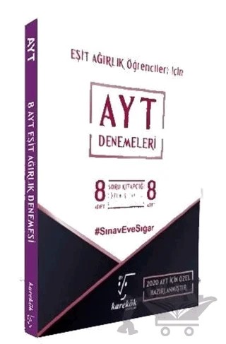 Eşit Ağırlık Öğrencileri İçin 8 AYT Denemeleri – Kolektif – Karekök Yayıncılık kitap kapağı