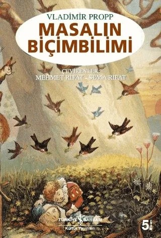 Masalın Biçimbilimi – Vladimir Propp – İş Bankası Kültür Yayınları kitap kapağı