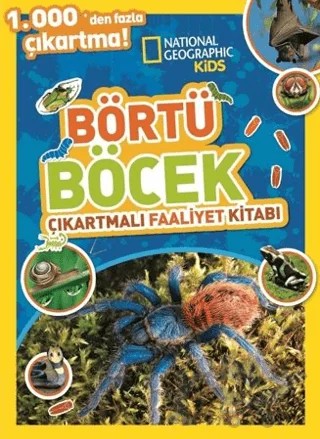 National Geographic Kids Börtü Böcek Çıkartmalı Faaliyet Kitabı – Kolektif – Beta Kids kitap kapağı