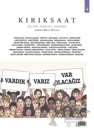 Kırık Saat Kültür, Edebiyat ve Düşünce Dergisi Sayı: 4 Şubat-Mart-Nisan 2021 – Dipnot Yayınları kitap kapağı