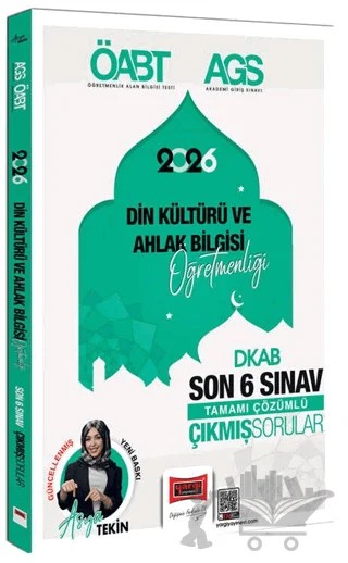 2026 MEB-AGS ÖABT Din Kültürü ve Ahlak Bilgisi Öğretmenliği Son 6 Sınav Çıkmış Sorular – Asya Tekin – Yargı Yayınevi kitap kapağı