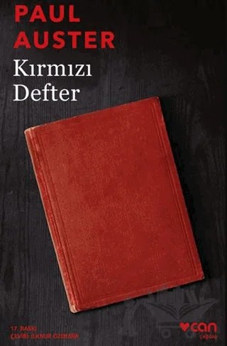 Kırmızı Defter – Paul Auster – Can Yayınları kitap kapağı