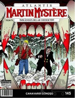 Martin Mystere Sayı: 145 Canavarın Dönüşü – Lal Kitap kitap kapağı