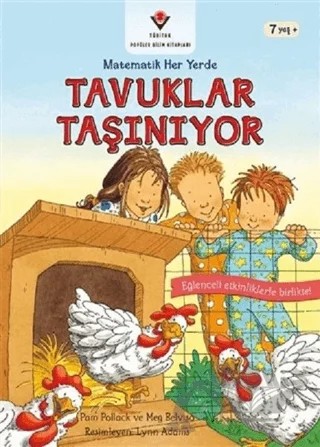 Tavuklar Taşınıyor - Matematik Her Yerde – Meg Belviso, Pam Pollack – TÜBİTAK Yayınları kitap kapağı