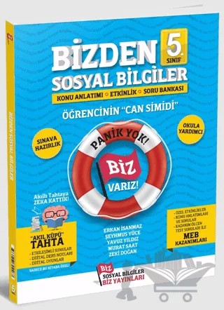 5. Sınıf Bizden Sosyal Bilgiler Konu Anlatımlı Soru Bankası – Kolektif – Biz Yayınları kitap kapağı