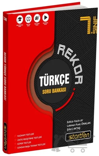 7. Sınıf Türkçe Rekor Soru Bankası – Kolektif – Startfen Yayınları kitap kapağı