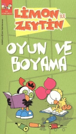 Limon ile Zeytin - Oyun ve Boyama – Salih Memecan – Mart Yayınları kitap kapağı