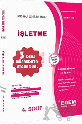 4. Sınıf İşletme(Bahar Dönemi) Konu Anlatımlı Soru Bankası – Kolektif – Egem Eğitim Yayınları kitap kapağı