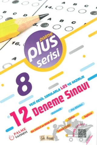 Palme Plus Serisi 8. Sınıf 12 Deneme Sınavı – Kolektif – Palme Yayınları kitap kapağı
