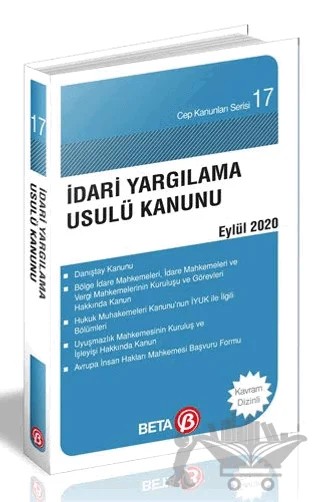 İdari Yargılama Usulü Kanunu Ağustos 2021 – Celal Ülgen – Beta Yayınevi kitap kapağı