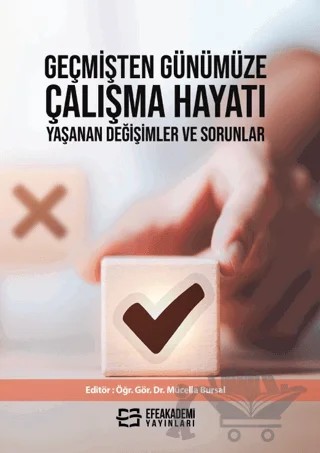 Geçmişten Günümüze Çalışma Hayatı, Yaşanan Değişimler ve Sorunlar – Mücella Bursal – Efe Akademi Yayınları kitap kapağı