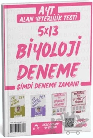 2025 AYT Biyoloji 5 Deneme Tamamı Video Çözümlü – Kollektif – Ders Ortamı Yayınları kitap kapağı