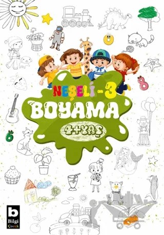 Neşeli Boyama 3 – Kolektif – Bilgi Yayınevi kitap kapağı