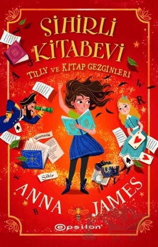 Sihirli Kitabevi: Tilly ve Kitap Gezginleri – Anna James – Epsilon Yayınevi kitap kapağı