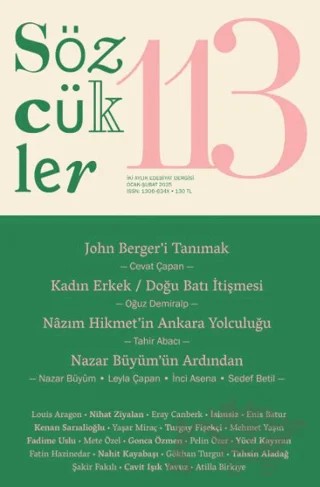 Sözcükler Dergisi 113. Sayı Ocak - Şubat 2025 – Sözcükler Yayınları kitap kapağı