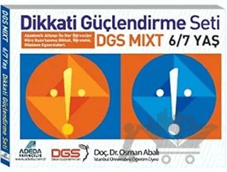 DGS MIXT Dikkati Güçlendirme Seti 6-7 Yaş – Osman Abalı – Adeda Yayınları kitap kapağı