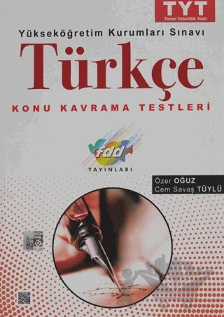 TYT Türkçe Konu Kavrama Testleri – Cem Savaş Tüylü, Özer Oğuz – Fdd Yayınları kitap kapağı
