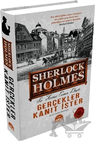 Sherlock Holmes - Gerçekler Kanıt İster – Sir Arthur Conan Doyle – Martı Yayınları kitap kapağı