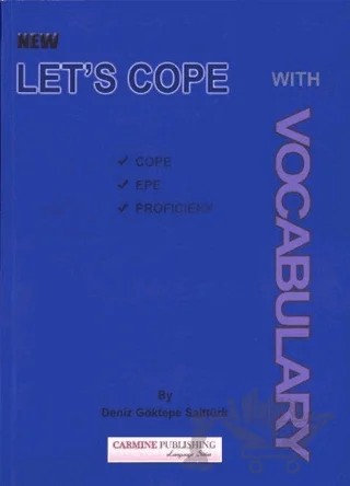 New Let's Cope With Vocabulary – Deniz Göktepe Salttürk – Carmine Publishing kitap kapağı