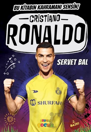 Cristiano Ronaldo – Servet Bal – Okutan Çocuk kitap kapağı