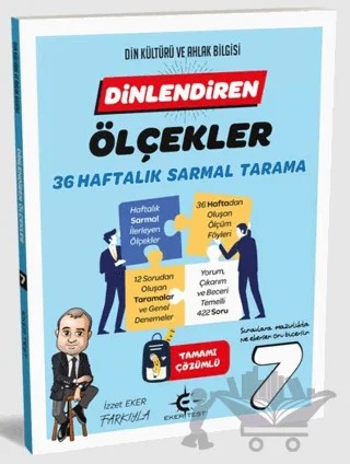 7. Sınıf Dinlendiren Ölçeklerle 36 Hafta Sarmal Test – İzzet Eker – Eker Test Yayınları kitap kapağı