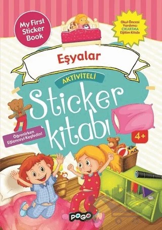 Aktiviteli Sticker Kitabı - Eşyalar – Kolektif – Pogo Çocuk kitap kapağı