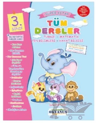 3. Sınıf Tüm Dersler Süper Kitap – Kolektif – Okyanus Yayınları kitap kapağı