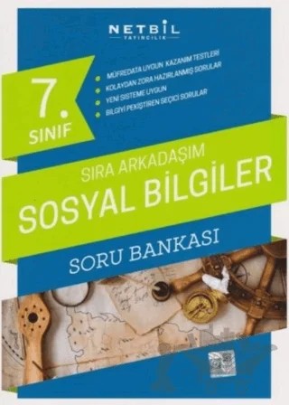 7. Sınıf Sıra Arkadaşım Sosyal Bilgiler Soru Bankası – Kolektif – Netbil Yayıncılık kitap kapağı