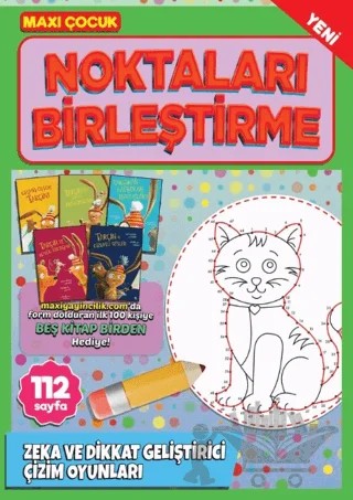 Maxi Çocuk Noktaları Birleştirme 8 – Bertan Kodamanoğlu – Maxi Yayıncılık kitap kapağı